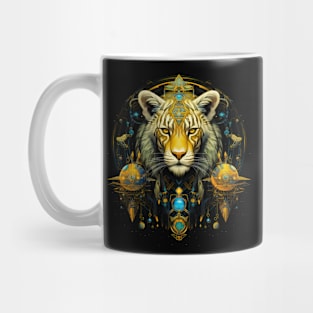 Celestial Albino Tiger King Mug